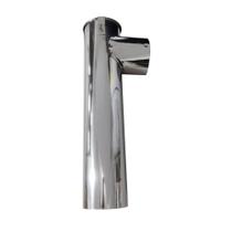 Te Chaminé 120mm Inox com Tampa - Volpato, Tamanho: 120mm
