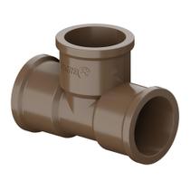 Tê com redução e rosca soldável 3/4x1/2"Kit com 5 peças - Tigre Tê com redução e rosca soldável 3/4x1/2"Kit com 5 peças - Tigre