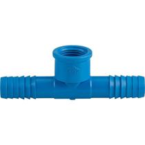 Tê com Rosca Interna Para Mangueira, 2", Polipropileno Azul, T56zn, Rebouças OstenVonder