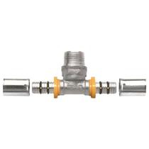Tê com Saída Rosca Macho 16mm 1/2"" - GSM/1612 - ASTRA