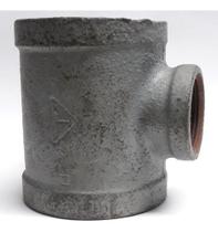 Te de Ferro Galvanizado Redução 2 1/2 X 2 Polegadas Tupy Te de Ferro Galvanizado Redução 2 1/2 X 2 Polegadas Tupy