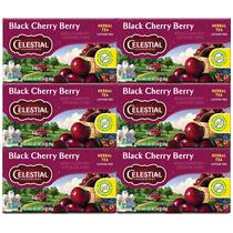 Té de Hierbas Celestial Seasonings Cereza Negra y Bayas 20x6 Bolsitas Té de Hierbas Celestial Seasonings Cereza Negra y Bayas 20x6 Bolsitas