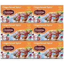 Té de Hierbas Celestial Seasonings Sabor Especias de Pan de Jengibre, 108 Bolsitas Té de Hierbas Celestial Seasonings Sabor Especias de Pan de Jengibre, 108 Bolsitas