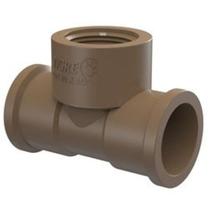 Tê de Redução 90º Graus Soldável com Rosca na Bolsa Central 25x25x1/2"" - 35508368 - TIGRE