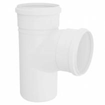 Tê de Redução Curto Esgoto 75x50mm Branco