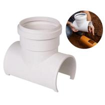 Te Derivação Para Esgoto Liga Fácil 50 X 50mm 2 Polegadas Te Derivação Para Esgoto Liga Fácil 50 X 50mm 2 Polegadas