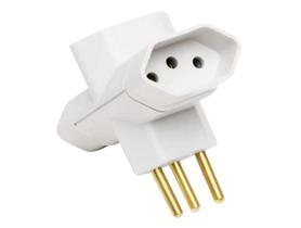 Te Eletrico 3 Saidas 3p 10a Branco Ilumi 12270 Te Eletrico 3 Saidas 3p 10a Branco Ilumi 12270