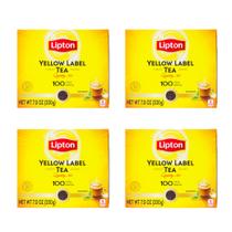 Té Lipton Yellow Label Mezcla Internacional Negra 200g x 4 Té Lipton Yellow Label Mezcla Internacional Negra 200g x 4