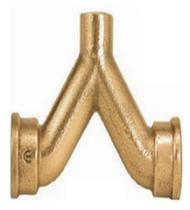Te Misturador de Cobre Bronze Solda e Rosca Femea 22mm x 3/4" Eluma Te Misturador de Cobre Bronze Solda e Rosca Femea 22mm x 3/4" Eluma