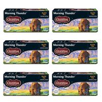 Té Negro Celestial Seasonings Morning Thunder con Cafeína Té Negro Celestial Seasonings Morning Thunder con Cafeína