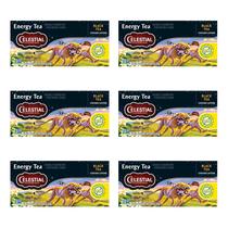 Té Negro Energético Celestial Seasonings con Cafeína, 12 Bolsitas x 6 Té Negro Energético Celestial Seasonings con Cafeína, 12 Bolsitas x 6