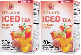 Té Negro Hyleys Helado Sabor Durazno 40g Pack de 2