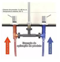 Te P/ Misturador Lavatório Universal Ajustáve 1/2 3/4 3/8