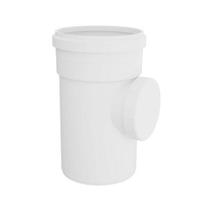 Tê para Esgoto de Inspeção 100x75mm - Amanco Tê para Esgoto de Inspeção 100x75mm - Amanco