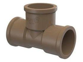 Tê PVC marron 75mm conexões da marca tigr Tê PVC marron 75mm conexões da marca tigr