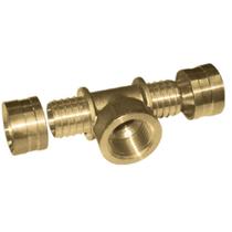 Tê Rosca Central Fêmea PEX Água 20X1/2X20 Kit c/ 12 - Emmeti Tê Rosca Central Fêmea PEX Água 20X1/2X20 Kit c/ 12 - Emmeti