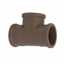 Te Soldável 25mm (3/4") (marrom) PVC Hidráulica Te Soldável 25mm (3/4") (marrom) PVC Hidráulica