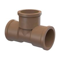Te Soldável 40mm (1.1/4) (marrom) Pvc Hidráulica