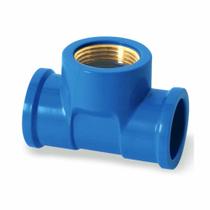 TE Soldável com Bucha Latão 25 X 3/4 POL Azul Krona