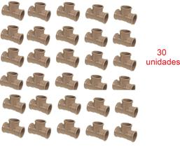 TE Soldavel Marrom 25mm Kit Com 30 Unidades TE Soldavel Marrom 25mm Kit Com 30 Unidades