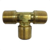 Te Tee Forjado Latão 1/2 Rosca Externa Npt Macho Te Tee Forjado Latão 1/2 Rosca Externa Npt Macho