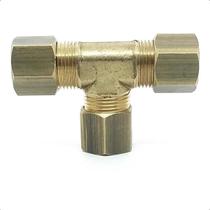 Te Tee Latao Compressão 1/4 X 1/4 X1/4 Anilha Tubo Cobre Te Tee Latao Compressão 1/4 X 1/4 X1/4 Anilha Tubo Cobre