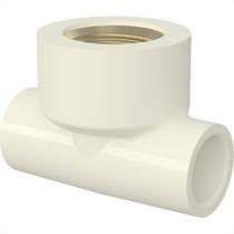 Te Transicao Agua Quente Cpvc Aquatherm Tigre 22Mmx3/4'' Te Transicao Agua Quente Cpvc Aquatherm Tigre 22Mmx3/4''