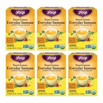 Té Yogi Sweet Lemon Everyday Immune 96 bolsas Té Yogi Sweet Lemon Everyday Immune 96 bolsas