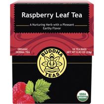 Tea Buddha Teas Organic Raspberry Leaf 18 saquinhos de chá