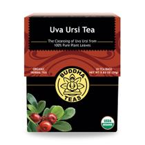 Tea Buddha Teas Uva Ursi, ervas sem cafeína, 18 sacos Tea Buddha Teas Uva Ursi, ervas sem cafeína, 18 sacos