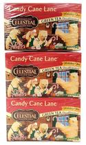 Tea Celestial Seasonings Decaf Candy Cane Lane, pacote com 3 Tea Celestial Seasonings Decaf Candy Cane Lane, pacote com 3