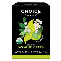 Tea Choice Organic Chás, verde jasmim, orgânico, 96 sacos