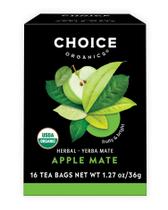 Tea Choice Organic Teas Apple Mate 48 sacos com cafeína