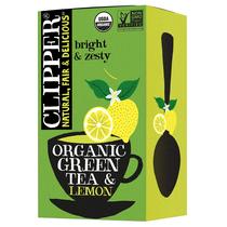 Tea Clipper Tea Organic Fairtrade Green Tea Limão 20 sacos