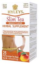 Tea HYLEYS Slim Mango Flavor Weight Loss 25 saquinhos de chá (pacote com 12)