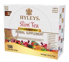 Tea HYLEYS Slim Tea, 9 sabores, sortimento, 100 saquinhos de chá Tea HYLEYS Slim Tea, 9 sabores, sortimento, 100 saquinhos de chá