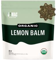 Tea J MAC BOTANICALS Erva-cidreira orgânica Folha solta 453g