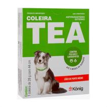 TEA König 44 cm Coleira Antiparasitária para Cães Porte Médio - 28 g