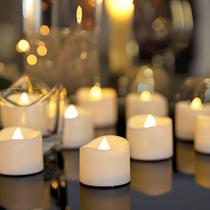 Tea Lights Candles Homemory Flickering Flameless, pacote com 48