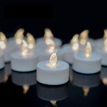 Tea Lights YIWER Flameless, pacote de 50 horas, branco quente