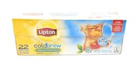 Tea Lipton Cold Brew descafeinado 22 sacos