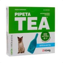 Tea Pipeta Antiparasitário Para Gatos Até 4 Kg - 0,5 Ml