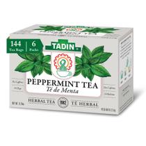 Tea Tadin Peppermint Herbal sem cafeína 24 saquinhos de chá x 6 Tea Tadin Peppermint Herbal sem cafeína 24 saquinhos de chá x 6