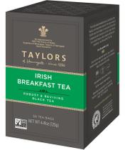 Tea Taylors of Harrogate Irish Breakfast, 50 sacos, pacote com 6 Tea Taylors of Harrogate Irish Breakfast, 50 sacos, pacote com 6
