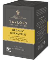Tea Taylors of Harrogate Organic Chamomile, 50 sacos, pacote com 6 Tea Taylors of Harrogate Organic Chamomile, 50 sacos, pacote com 6