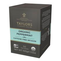 Tea Taylors of Harrogate Organic Peppermint, 50 sacos, pacote com 6