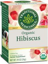 Tea Traditional Medicinals Organic Hibiscus 16 saquinhos de chá