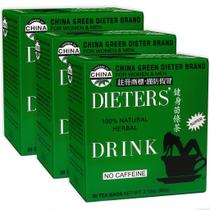 Tea Uncle Lee's Senna Green Dieter's Detox, 30 quilates, pacote com 3
