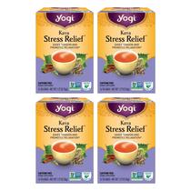 Tea Yogi Kava Stress Relief 16 saquinhos de chá orgânicos sem cafeína