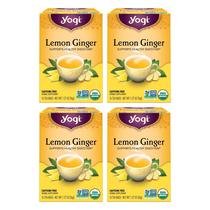 Tea Yogi Lemon Ginger 64 sacos de apoio à digestão orgânica